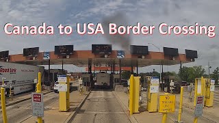 Crossing from Canada to USA is always easy for us [upl. by Airotnes]