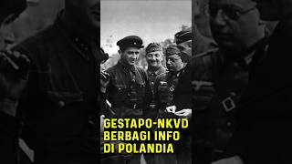 Gestapo Nazi dan NKVD Soviet Bekerja Sama Untuk Menindas Polandia shorts history sejarah ww2 [upl. by Haym]