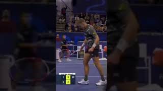 Broke the racket 😮 tennis [upl. by Reerg]