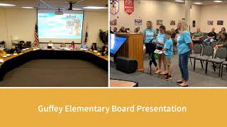 Guffey Elementary Board Presentation [upl. by Enyt]