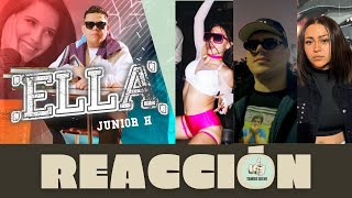 REACCION 🇦🇷  Junior H  Ella Official Video  Con Jus Emiluv y Cunco [upl. by Giffy]