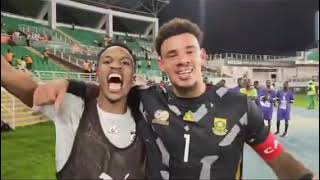 WATCH BAFANA BAFANA players celebrations [upl. by Adnahcal]