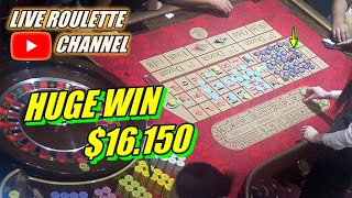 🔴 LIVE ROULETTE  🔥 HUGE WIN 🔥 Amazing Session In Las Vegas Casino 🎰 💲100 Chips Bets ✅ 20230724 [upl. by Arvin]