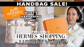 ANOTHER HANDBAG SALE  IM FALLING FOR THIS HERMES BIRKIN 25  HANDBAG SALE REGRETS [upl. by Aikim277]