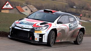 Test Pre Rallye MonteCarlo 2024  Lefebvre  Bouffier  Toyota Yaris GR Rally2 Passats de canto [upl. by Zadack]