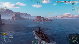 WoWS World of Warships Dunkerque B Ranked Battles [upl. by Enovad]