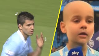 Agüero’s Goal vs QPR but he misses baby pep reacts [upl. by Nahshunn]