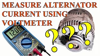 Alternator Current Measured Using Voltmeter [upl. by Millman]