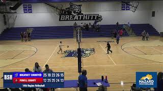 14th Region Volleyball  Breathitt County vs Powell County  09042024 [upl. by Son]