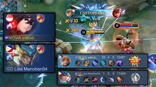 FANNY HYPER CARRY MY TEAMMATE TROLLS IN RANK GAME 2 RETRIBUTIONS  MLBB [upl. by Annovoj]