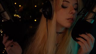 ASMR  gentle Unintelligible Whispering in the Rain  ear to ear [upl. by Sorci537]