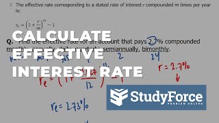 📚 How to calculate the effective interest rate [upl. by Esidnak504]