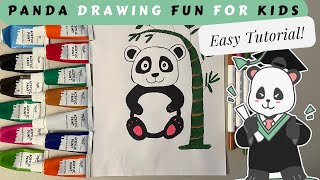 Easy Panda Drawing Tutorial for Kids  Panda StepbyStep Guide  Fun and simple pandadrawing [upl. by Iormina]