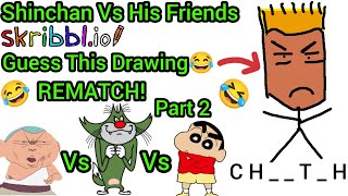 Shinchan Vs Jack Vs Masao In A Drawing Game😂 REMATCH PART 2🔥 [upl. by Birdt]