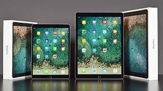 Apple iPad Pro 105quot vs 129quot Unboxing amp Review [upl. by Annat]