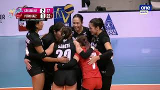 Aiza MaizoPontillas CONTINUES HITS to force set 5 vs Creamline  2024 PVL ALLFILIPINO CONFERENCE [upl. by Augusto]