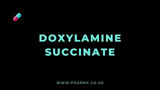 How to pronounce Doxylamine succinate [upl. by Baumbaugh]