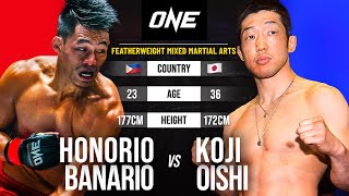 Honorio Banario vs Koji Oishi  Full Fight From The Archives [upl. by Ain904]