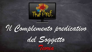 Complemento predicativo del soggetto lezione base [upl. by Kerwinn]