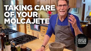 Rick Bayless Fundamentals Caring for Your Molcajete [upl. by Worsham856]