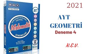 TOPRAK YAYINLARI AYT MATEMATİK 4DENEME ÇÖZÜMLERİ [upl. by Kcyrred447]