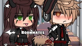 Roommates with my enemy  GLMM  Gachalife mini movie  Not original [upl. by Idihsar]