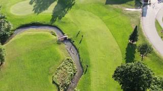 Sugarbrooke Golf Course in Cohasset  Sugar Lake Lodge Drone Footage [upl. by Nyrhtakyram769]