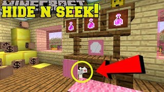 Minecraft FERRETS HIDE AND SEEK  Morph Hide And Seek  Modded MiniGame [upl. by Wehttam]