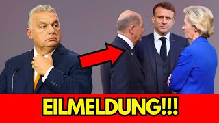 🚨 Der Moment als Ursula Scholz und Macron erkannten dass Viktor Orbán es ernst meinte [upl. by Erastus470]