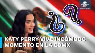 ¡Incómodo momento Mesero besa a Katy Perry y su reacción se hace viral [upl. by Imoin]