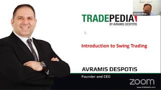 Tradepedia’s CEO delivering a live Facebook webinar introducing the Avramis Swing Indicator [upl. by Rosaline912]