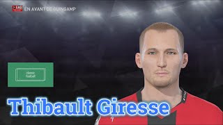 Thibault Giresse  PES Clasico Face Bodyamp Stats [upl. by Teloiv829]