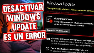 ¿Desactivar Actualizaciones de Windows Es Malo [upl. by Lessur280]