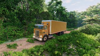 Heavy Loaded Truck Delivery In Jungle  Realistic Game  Beamng Drive  Subscribe  Epic Gamers [upl. by Adiuqal]