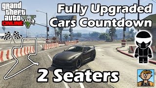 Fastest 2 Seater Vehicles 2015  Best Fully Upgraded Cars In GTA Online [upl. by Clorinde430]