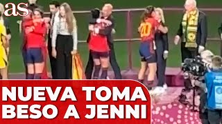 NUEVA TOMA del BESO de RUBIALES a JENNI HERMOSO  ESPAÑA MUNDIAL FÚTBOL FEMENINO  Diario AS [upl. by Garihc326]