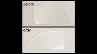 how to remove scratches opacity and glue from clear parts [upl. by Ayital340]