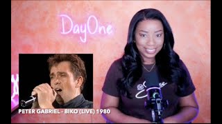 Peter Gabriel  Biko Live 1980 DayOne Reacts [upl. by Lavicrep]