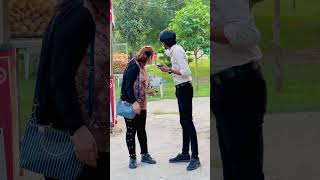 Aunty reaction 😂 wait for end 🤣 auntyprank nazimprank funny [upl. by Kirsteni478]