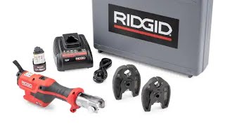 Unboxing the smallest Ridgid Propress Tool RP 115 presses 1234 copper fittings [upl. by Bergstrom]