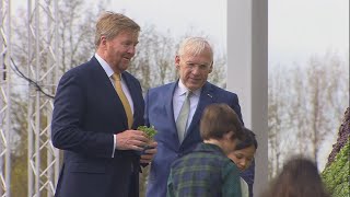 Floriade Expo 2022 officieel geopend door koning WillemAlexander [upl. by Aziul]