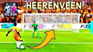 DLS 2024  Career Mode  HAT TRICK Against Heerenveen [upl. by Behnken]