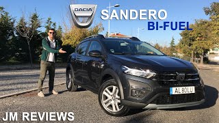 Dacia Sandero Stepway BiFuel  Pelo Preço O MELHOR Que Podem Comprar Em Portugal  JM REVIEWS 2021 [upl. by Hanleigh972]