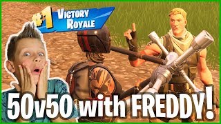 50v50 Victory Royale with FREDDY [upl. by Jan]