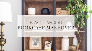 DIY Oak Bookcase Makeover [upl. by Bartle]