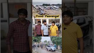 FLOOD🌧️⚡⛈️flood rain shorts trending youtubeshorts comedy parithabangal gopisudhakar ytshot [upl. by Angelo942]