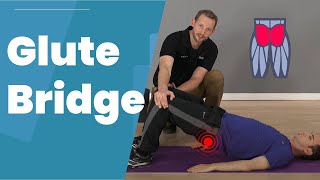 Glute Bridge Exercise  The correct way of doing it [upl. by Neeliak]