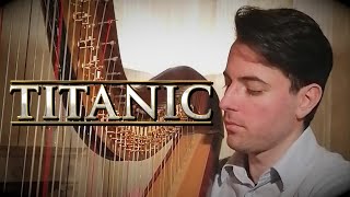 Titanic My Heart Will Go On Celine Dion  Harp Cover [upl. by Yltneb3]