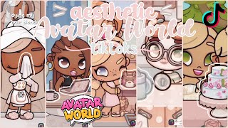 🍰50 minutes of Aesthetic Avatar World routines roleplay cooking etc Avatar World TikToks [upl. by Lanita247]