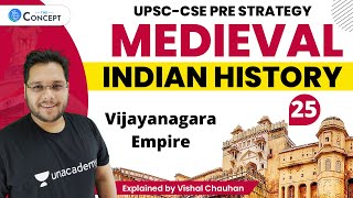 L25 Vijayanagara Empire  Medieval History  UPSC CSE  Vishal Chauhan [upl. by Kezer]